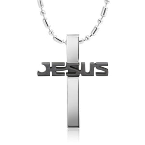 Stainless Steel Jesus Cross